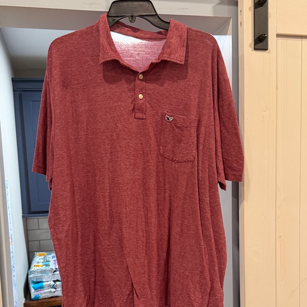 Vineyard Vines Red Polo Shirt for Men